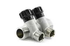Коллектор F 3/4" с 2 вентилями M 1/2" Профи СТМ
