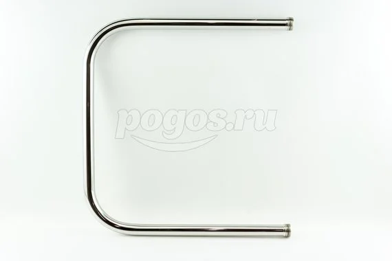 Полотенцесушитель водяной П-обр. 500х500мм нерж. хром 1. СТИЛЬЕ