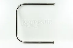 Полотенцесушитель водяной П-обр. 500х500мм нерж. хром 1. СТИЛЬЕ