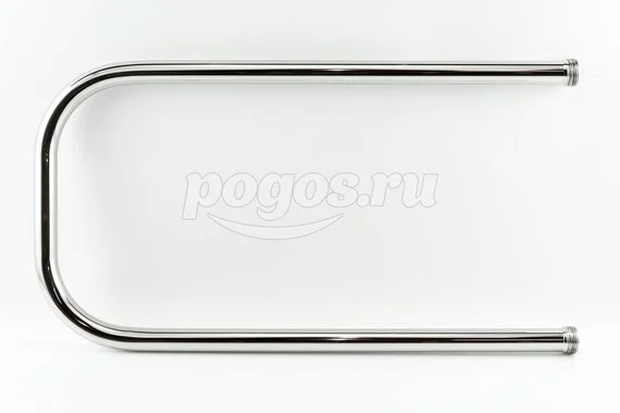 Полотенцесушитель водяной П-обр. 320х650мм нерж. хром 1. СТИЛЬЕ