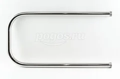 Полотенцесушитель водяной П-обр. 320х650мм нерж. хром 1. СТИЛЬЕ