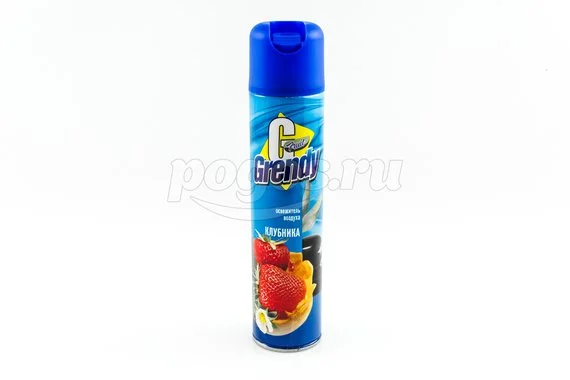Освежитель воздуха,300мл Клубника GRENDY
