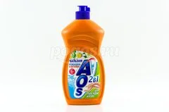 Средство для мытья посуды 500г Ромашка и витамин Е АОС