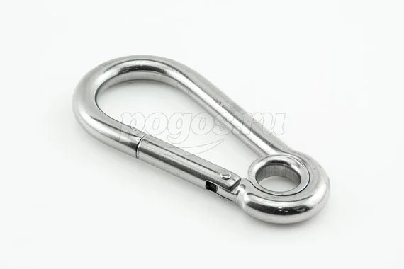 Карабин А4 пожарный с кольцом 11х120мм нерж