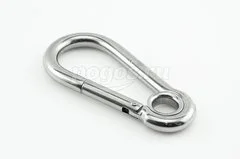 Карабин А4 пожарный с кольцом 11х120мм нерж