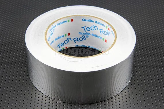 Лента клейкая алюминиевая 48мм 45м 50мкм TECH ROLL