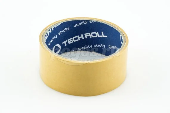 Скотч двусторонний полипропиленовая основа 38мм 5м TECH ROLL
