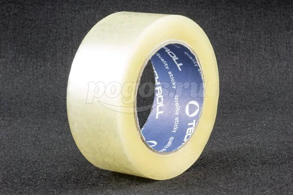 Скотч прозрачный 48мм (120м) 45мкм  TECH ROLL