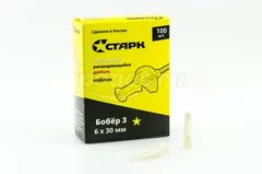 Дюбель-U 6х30 универсальный нейлон (упаковка 100шт)