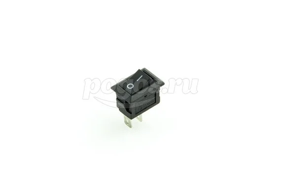 Выключатель клавишный 250V 3А (2с) ON-OFF черн.Micro (RWB-101) REXANT