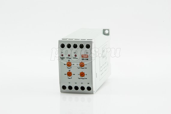 Реле контроля фаз ЕЛ-11М-3*380В (1НО+1НЗ контакты)  TDM