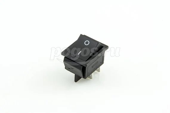Выключатель клавишный 250V 15А (4с) ON-OFF черн (RWB-501, SC-767) REXANT