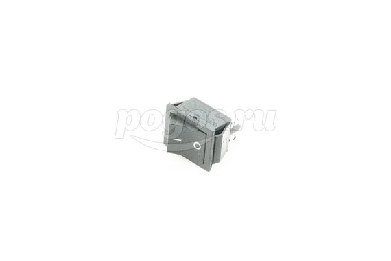 Выключатель клавишный 250V 15А (4с) (ON)-OFF черный REXANT 36-2380