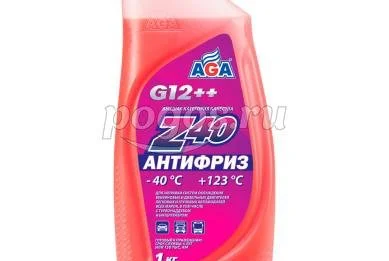 Антифриз Z40 -40 красный 1кг.  AGA