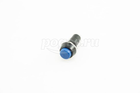 Выключатель-кнопка 250V 1А (2с) (ON)-OFF Б/Фикс синяя (PBS-11В) REXANT