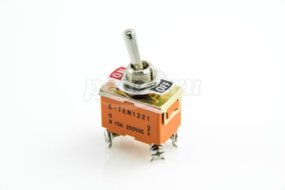 Тумблер 250V 15А (4c) ON-OFF двухполюсный (KN-201) REXANT