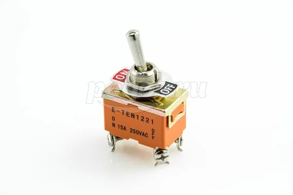 Тумблер 250V 15А (4c) ON-OFF двухполюсный (KN-201) REXANT
