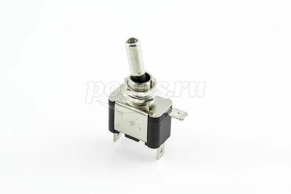 Тумблер 12V 20А (3c) ON-OFF однополюсный с желтой LED подсветкой (ASW-07D) REXANT