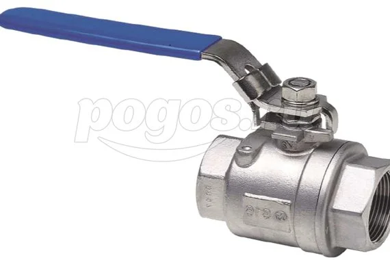 Кран шаровой F- F 1/2" рычаг полн/п нерж AISI 304