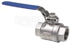 Кран шаровой F- F 1/2" рычаг полн/п нерж AISI 304