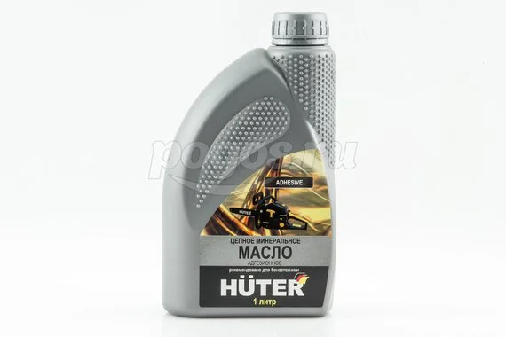 Масло HUTER для смазки цепи 1л минеральное
