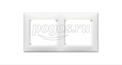 Рамка 2п горизонт. белая Valena Life LEGRAND