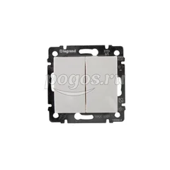 Переключатель 2кл на 2 напр. 10А 230В слоновая кость Valena  LEGRAND 