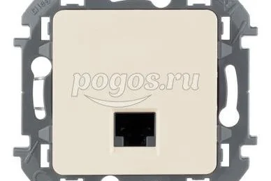 Розетка 1ая RJ45 6UPT слоновая кость Inspiria  LEGRAND