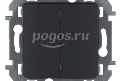 Выключатель 2кл 10А 250В антрацит Inspiria  LEGRAND