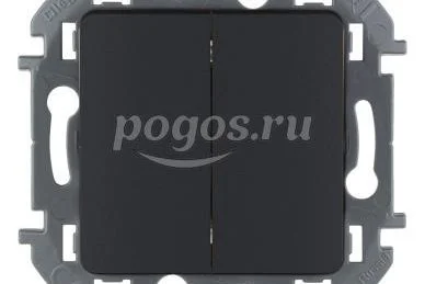 Выключатель 2кл 10А 250В антрацит Inspiria  LEGRAND
