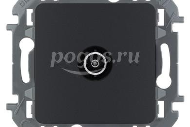 Розетка TV проходная антрацит Inspiria  LEGRAND /5/
