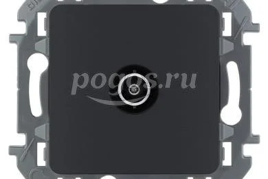 Розетка TV проходная антрацит Inspiria  LEGRAND /5/