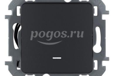 Выключатель 1кл 10А 250В антрацит с подсветкой Inspiria  LEGRAND /10/