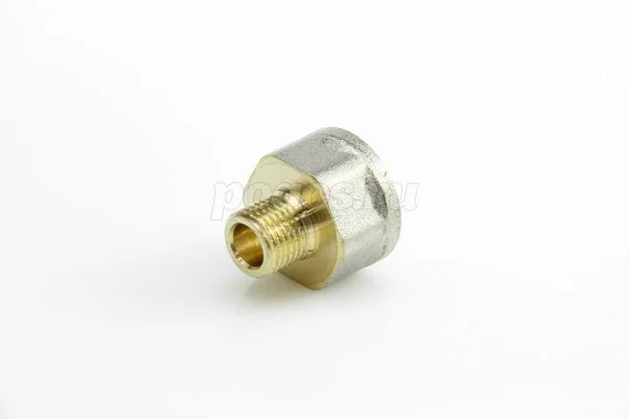 Переходник резьбовой F  1/2 - M 1/4 никель PF