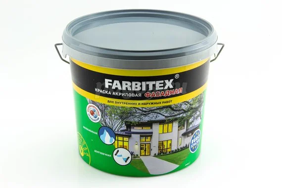 Краска фасадная (6кг) ВД FARBITEX