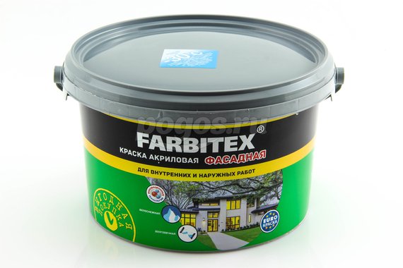Краска фасадная (3кг) ВД FARBITEX