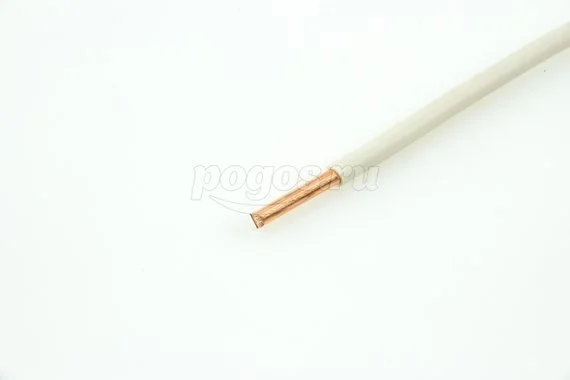 Провод ПВ-1 1х10 ПУВ белый