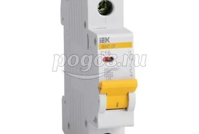 Выключатель автоматический ВА47-29 1п C 20А IEK  IEK