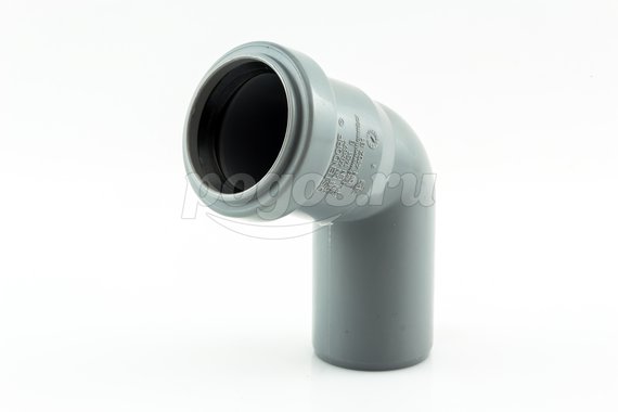 Отвод PP d- 40мм/67гр для внутренней канализации серый НТ  OSTENDORF /20/