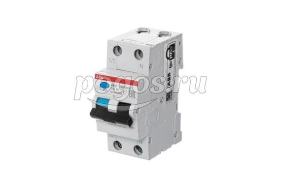 Автомат дифференциальный 1п+N C16 30mA, DSH201R  ABB