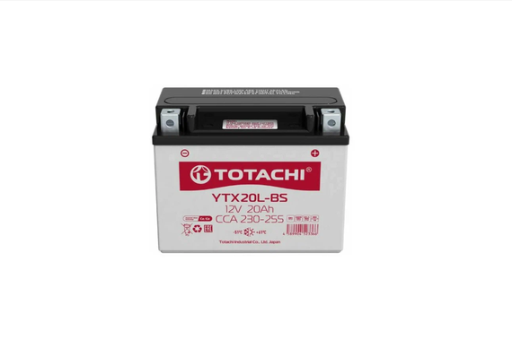 Аккумулятор CMF 20 а/ч YTX20L-BS L, TOTACHI