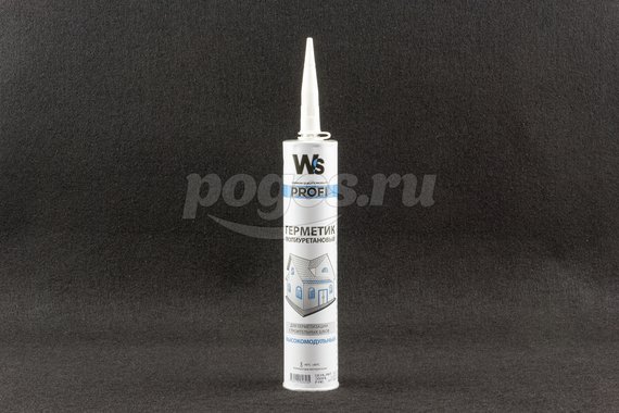 Герметик полиуретановый высокомодульный белый 300 мл PU HM WS