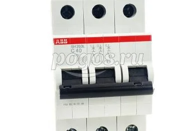 Выключатель автоматический 3п С 40А SH203L 4.5кА  ABB