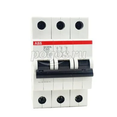 Выключатель автоматический 3п С 50А SH203L 4.5кА  ABB