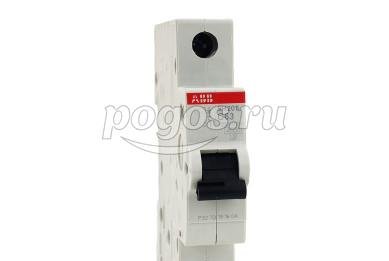 Выключатель автоматический 1п С 63А SH201L 4.5кА  ABB