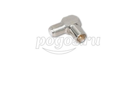 Штекер TV "F"- разъём RG-6/U угловой   REXANT, Proconnect