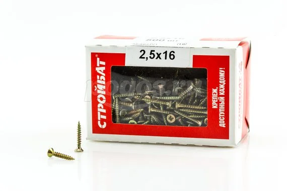 Саморез универсальный 2.5х16 500 шт