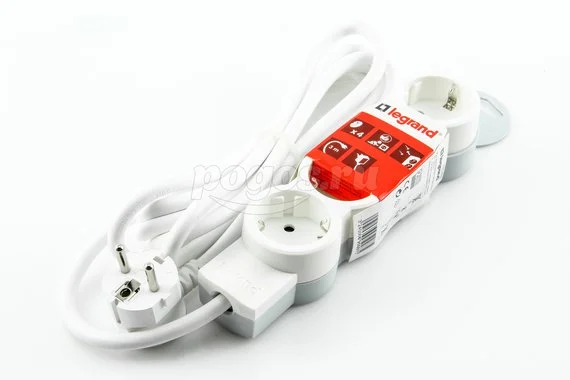 Удлинитель с/з 4x1.5м LEGRAND