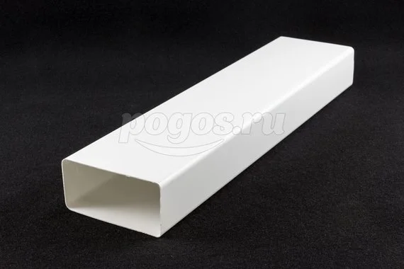 Воздуховод плоский 60x120мм, 1.5м пластик ЭРА