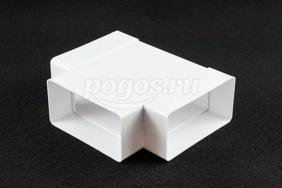 Тройник плоского воздуховода 60x120мм ЭРА